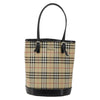 Secondhand Burberry Nova Check Tote Canvas and