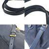 Prada Zip Convertible Shopping Tote Tessuto with Saffiano Leather