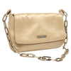 Gucci Chain Flap Shoulder Bag Satin