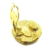 Secondhand Chanel Vintage CC Round Clip-On Earrings