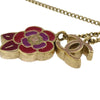 Secondhand Chanel Camellia Pendant Necklace Metal with