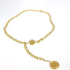 Chanel Vintage Medallion Chain Belt Metal