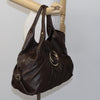 Secondhand Bvlgari Chandra Hobo Brown Leather Bags