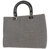 Christian Dior Vintage Lady Dior Bag Houndstooth Canvas