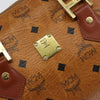 Secondhand MCM Visetos logogramme Handbag Canvas and