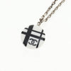 Chanel Vintage CC Pendant Long Necklace Metal