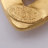 Chanel CC logo heart Gold-plated