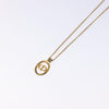 Secondhand Christian Dior CD Round Pendant Necklace
