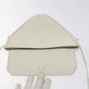 Secondhand Celine Triangle Bag White Leather Bags