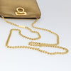 Salvatore Ferragamo Vintage Gancini Chain Shoulder Bag Leather