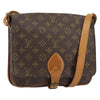 Louis Vuitton Cartouchiere Handbag Monogram Canvas