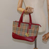 Secondhand Burberry Nova Check Handbag Nova Check Canvas and