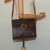 Secondhand Celine Vintage Macadam Circle Logo Shoulder Bag Canvas and