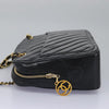 Secondhand Chanel V Stitch Black Leather Bags