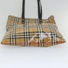 Secondhand Burberry Nova Check Tote Canvas and