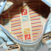 Secondhand Fendi Boston Bag Blue Denim Jeans Bags