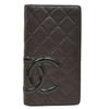 Secondhand Chanel Cambon Zip Around Wallet Quilted