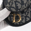 Christian Dior Saddle Zip Pouch Diorissimo Canvas