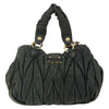Miu Miu Coffer Convertible Satchel Matelasse Leather