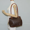 Secondhand Celine Vintage Macadam Shoulder Bag Macadam Canva Vinyl