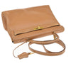 Secondhand Hermes Kelly Handbag Brown Togo with Gold Hardware