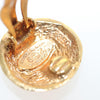Chanel Vintage CC Round Clip-On Earrings Metal