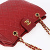 Chanel Vintage Shopping Tote Quilted Lambskin