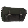 Secondhand Prada Double Buckle Flap Messenger Bag Tessuto