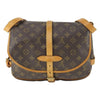 Louis Vuitton Saumur Handbag Monogram Canvas