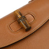 Gucci Vintage Convertible Bamboo Top Handle Bag Leather