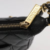 Chanel Timeless CC Chain Pochette Quilted Caviar