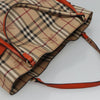 Secondhand Burberry Canterbury Panels Tote Haymarket Coated Canvas and