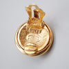 Secondhand Chanel Vintage CC Round Clip-On Earrings
