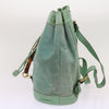 Secondhand Gucci Vintage Bamboo Drawstring Backpack Suede and