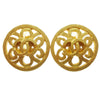 Secondhand Chanel CC Round Earrings