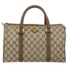 Gucci Vintage Duffle Bag GG Coated Canvas