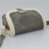 Christian Dior Bobby Flap Bag Shearling and Suede