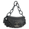 Chanel CC Rings Flap Bag Pleated Lambskin