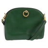 Secondhand Celine Shoulder Bag Green Leather Bags