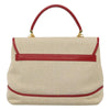 Secondhand Bally Handbag Beige Canvas Bags
