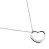 Tiffany & Co. Elsa Peretti Open Heart Pendant Necklace Sterling Silver