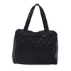 Secondhand Chanel Vintage CC Zip Around Bowler Bag Quilted Caviar