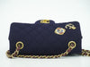 Secondhand Chanel Paris-Hamburg Charms Classic Single Flap Bag Quilted Wool and
