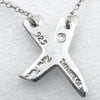 Tiffany & Co. Paloma Picasso Cross Pendant Necklace Silver 925