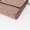 Valentino Garavani Rockstud Spike Wallet on Chain Quilted Leather