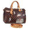 Secondhand Louis Vuitton Speedy Bandouliere Bag Limited Edition Grace Coddington Catogram