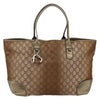 Secondhand Gucci Heart Bit Open Tote GG Canvas with
