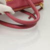 Secondhand Miu Miu Convertible Madras Side Zip Satchel Grainy