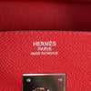 Secondhand Hermes Birkin Handbag Red Epsom with Palladium Hardware