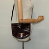 Salvatore Ferragamo Vala Shoulder Bag Patent Leather
